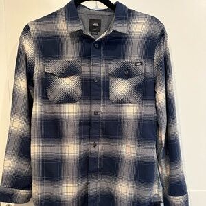 Boys Vans Plaid button down shirt